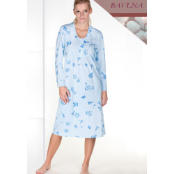 Noční košile AURÉLIE dl.ruk.